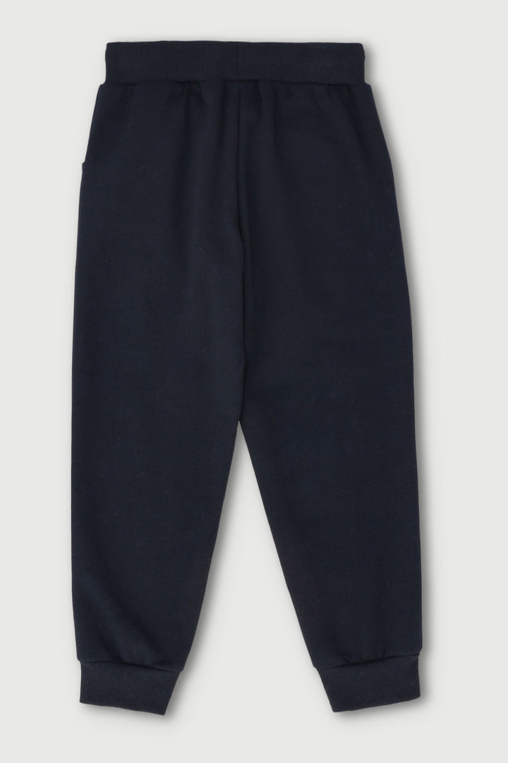Pre-Girls Bow Trackpants with Pockets - Charcoal