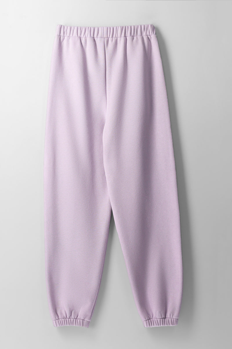 Girls Pastel Racing Stripe Jogger - Lilac