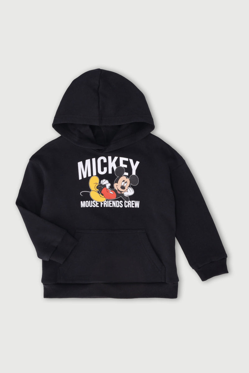 Pre-Boys Long Sleeve Hoody - Black