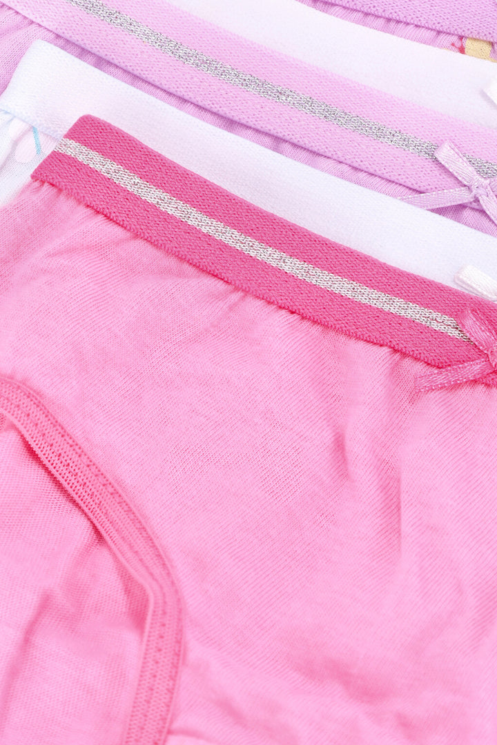 Pre-Girls 5 Pack Flowers & Rainbow Panties - Multi