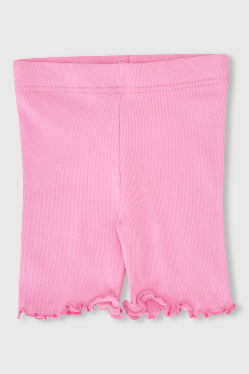 Pre-Girls Rib Cycle Short - Pink