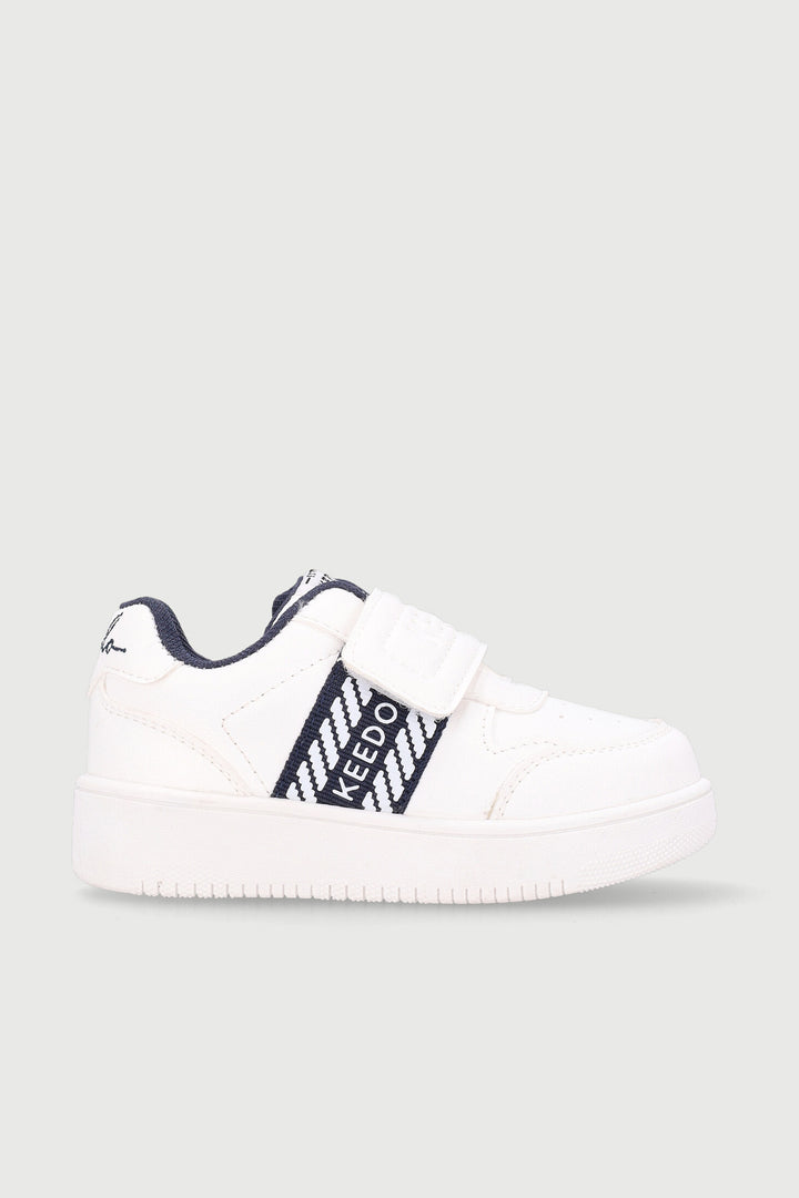 Keedo Boys Court Sneaker - White