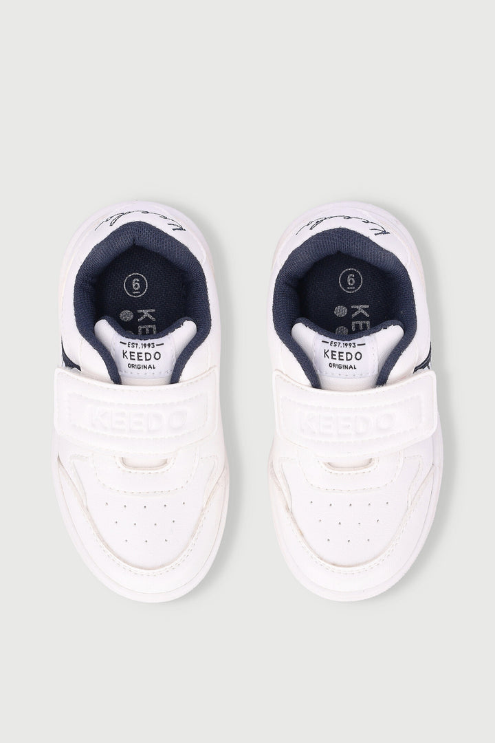 Keedo Boys Court Sneaker - White