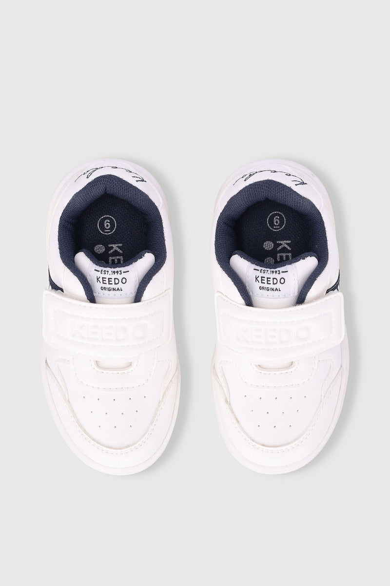 Keedo Boys Court Sneaker - White