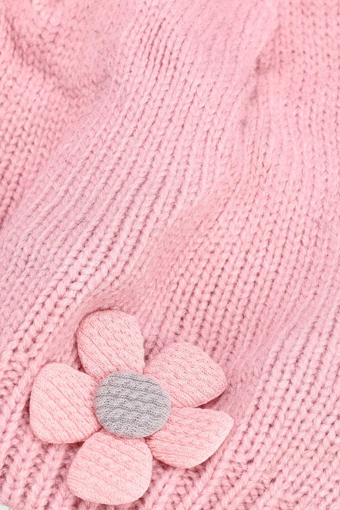 Pre-Girls 3D Flower Beret - Pink