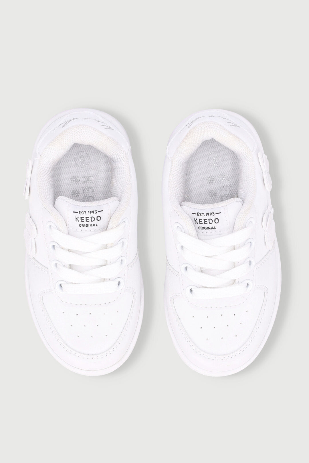 Keedo Girls Butterfly Sneaker - White