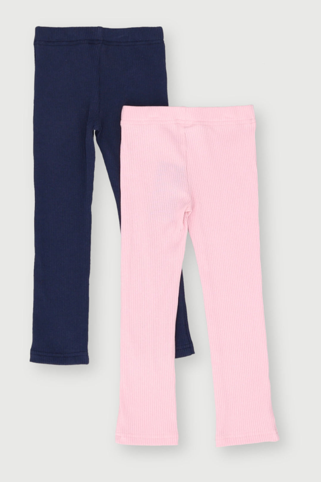 Pre-Girls 2 Pack Rib Legging - Navy