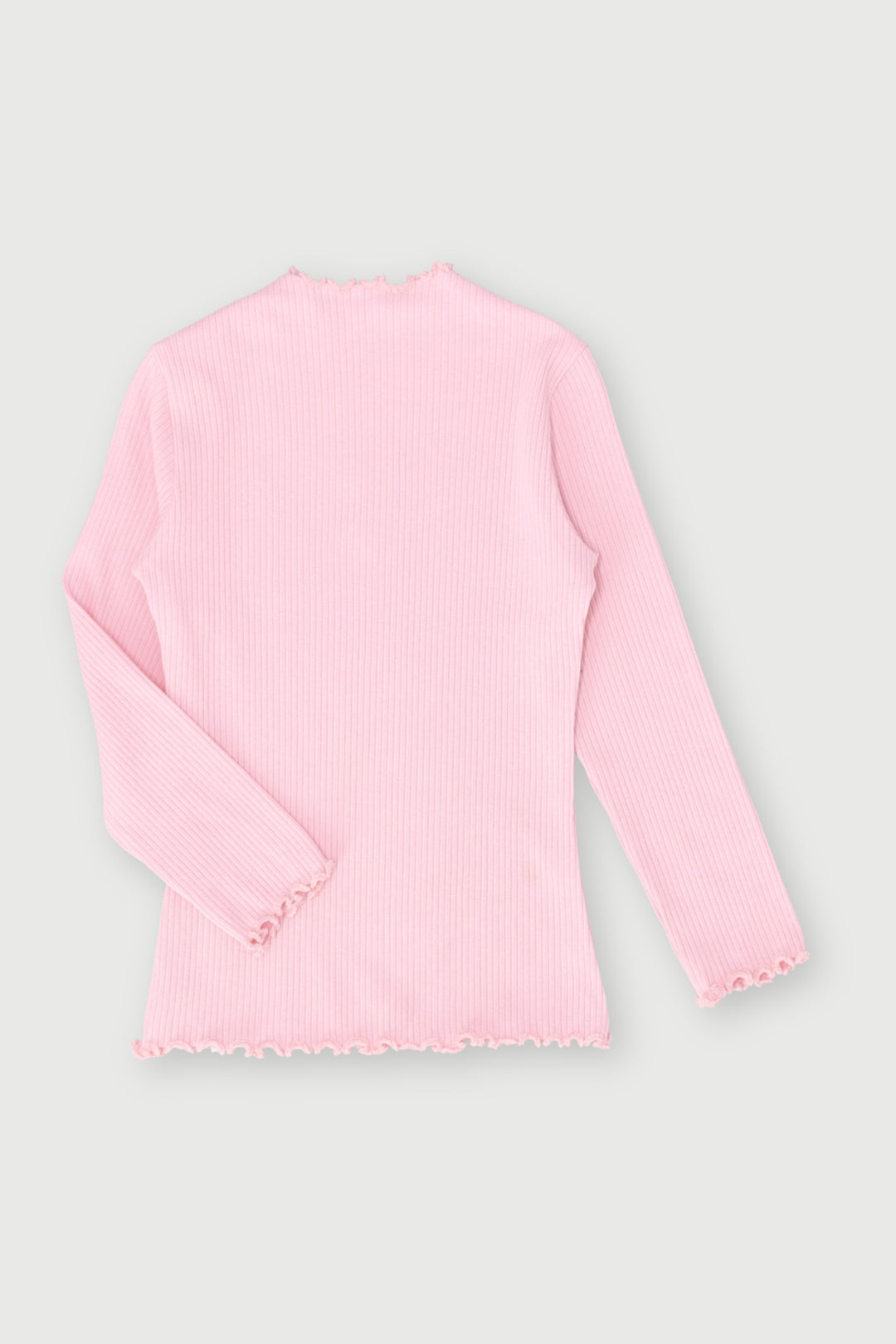 Pre-Girls Rib Turtleneck - Pink