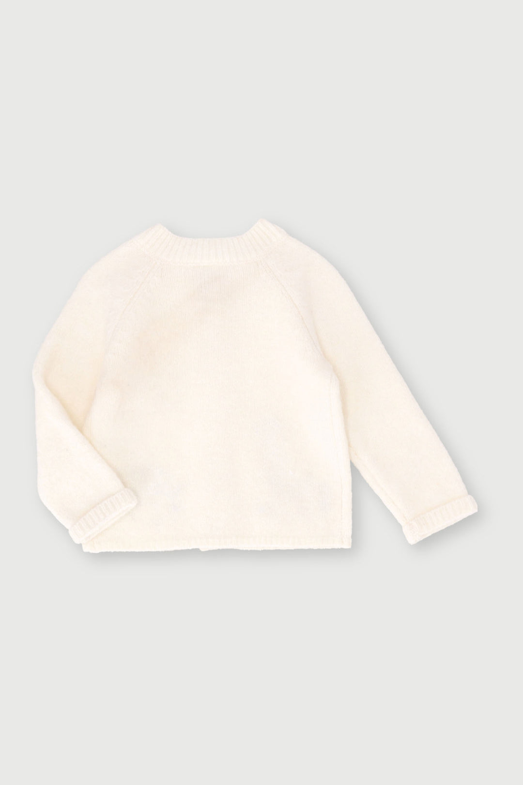 Baby Boys Safari Applique Cardi - Cream