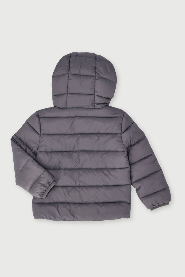 Pre-Boys Puffer Jacket - Charcoal