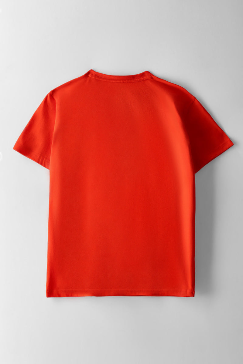 Boys Essential Logo Graphic Tee - Red