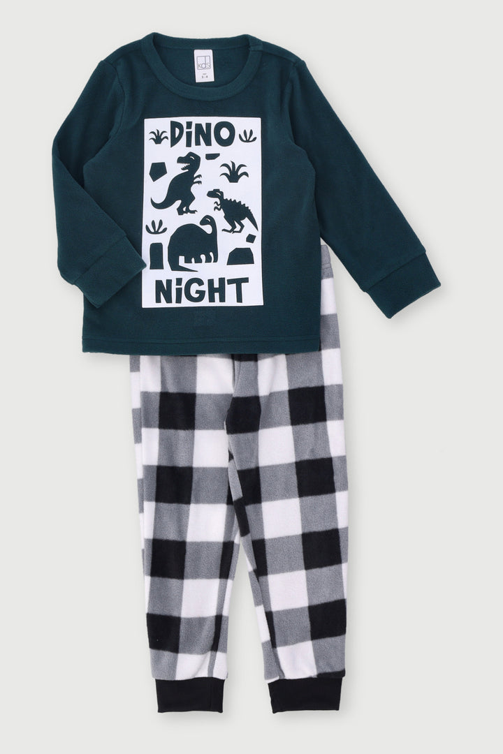 Pre-Boys Dino Sleep Set - Green
