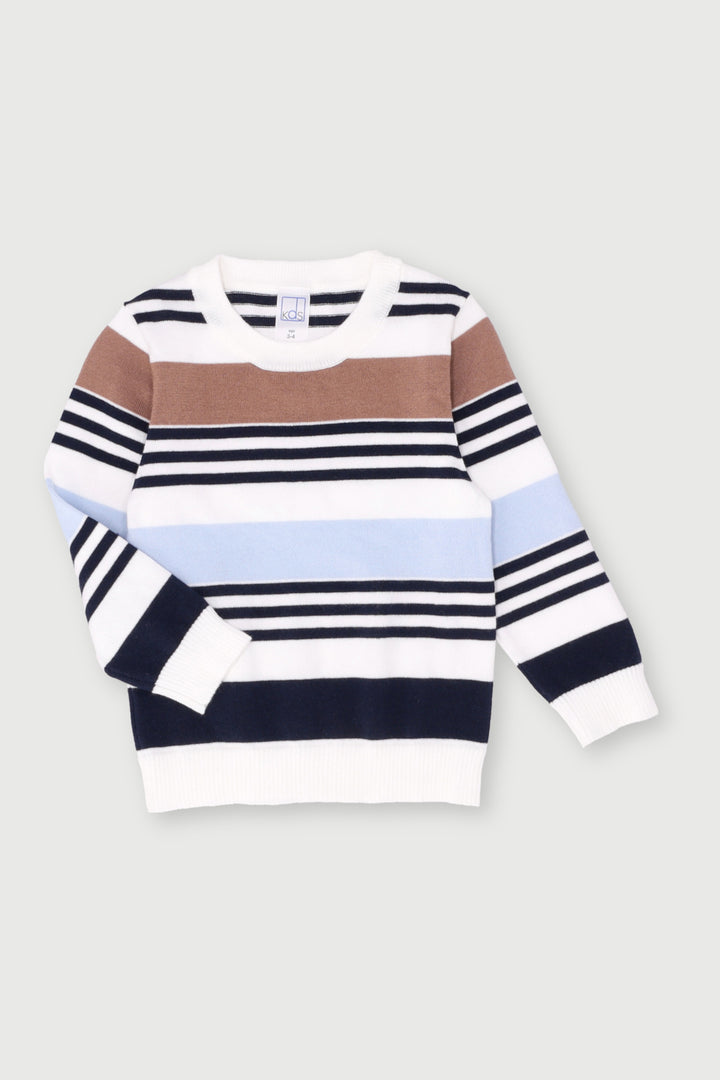 Pre-Boys Striped Light Knit - Multi