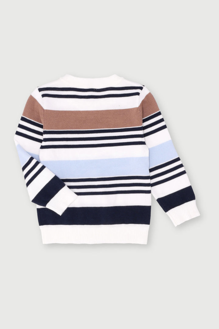 Pre-Boys Striped Light Knit - Multi