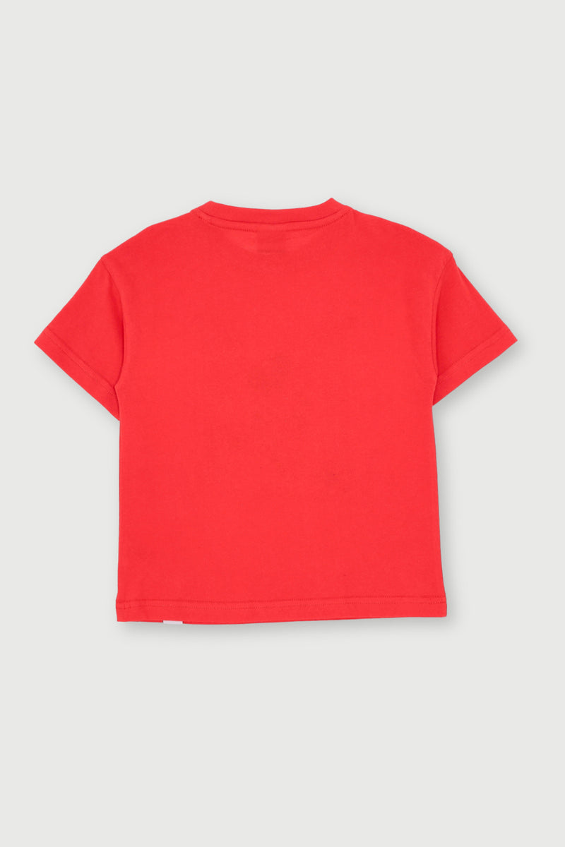Pre- Boys Short Sleeve Mickey Collegial Relaxed Tee - Red