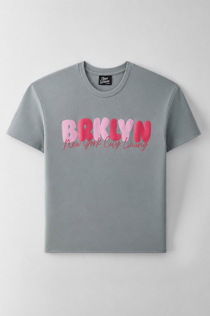 Girls Brooklyn Oversized Tee - Sage