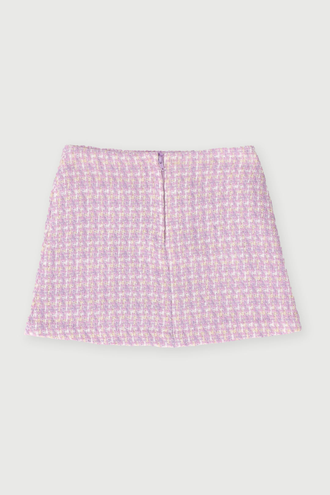 Pre-Girls Eid  Boucle Skirt  - Lilac