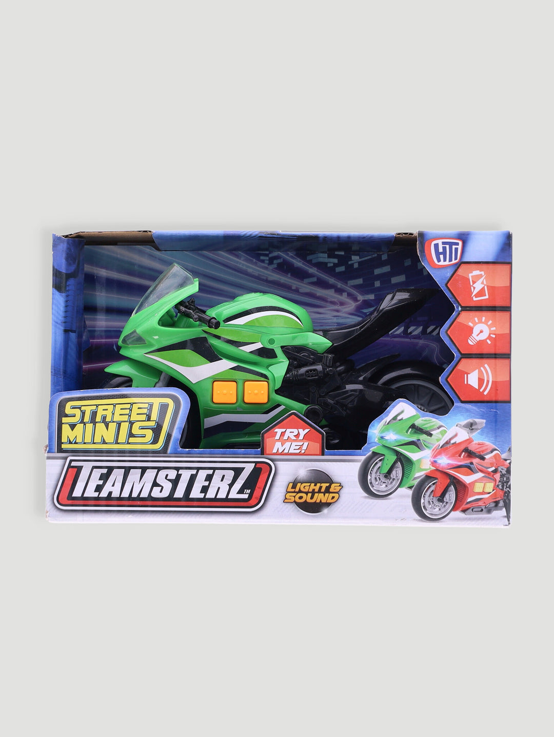 Pre-Boys Teamsterz Street Minis Lights & Sounds Street Bike - Multi
