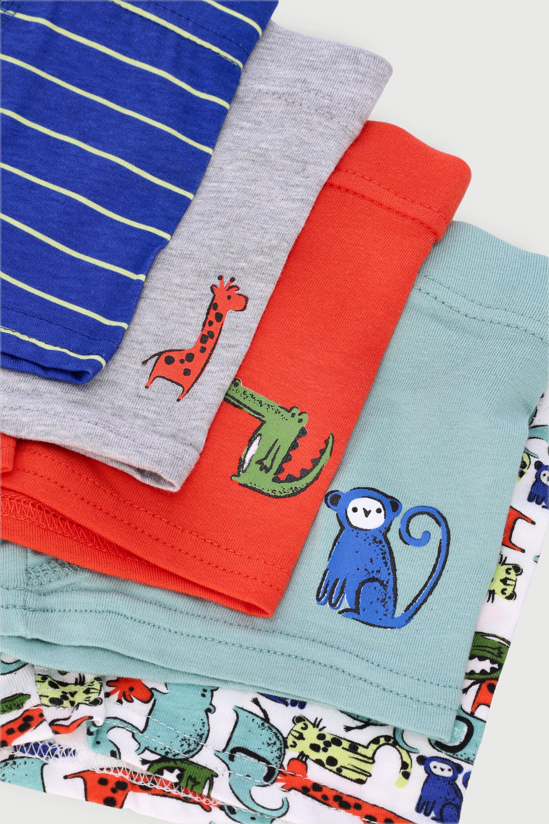 Pre-Boys 5 Pack Safari Boxers - Multi