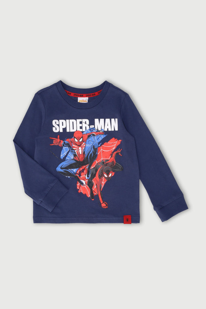 Pre-Boys Long Sleeve Foil Tee - Navy