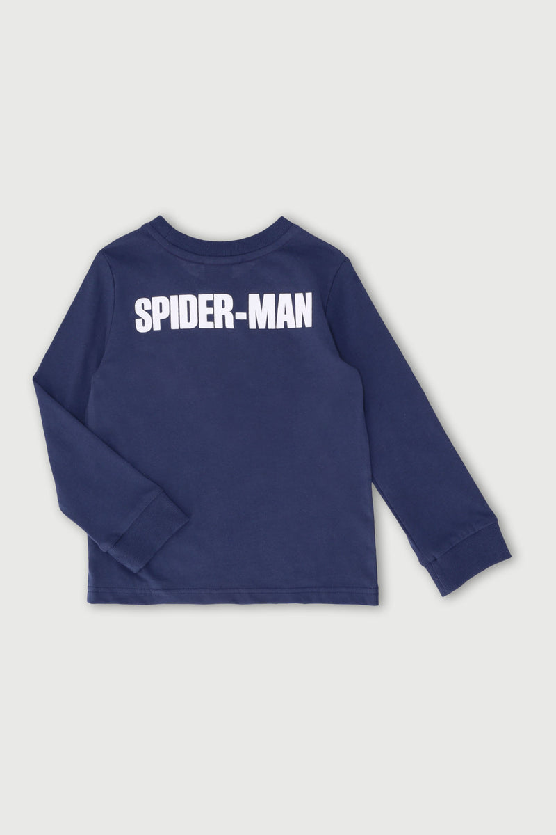 Pre-Boys Long Sleeve Foil Tee - Navy