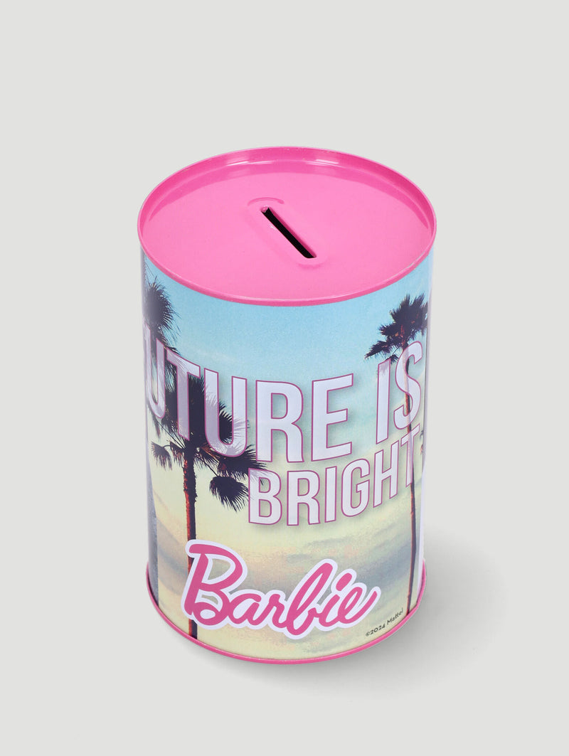 Pre-Girls Barbie Tin Coin Bank - Multi