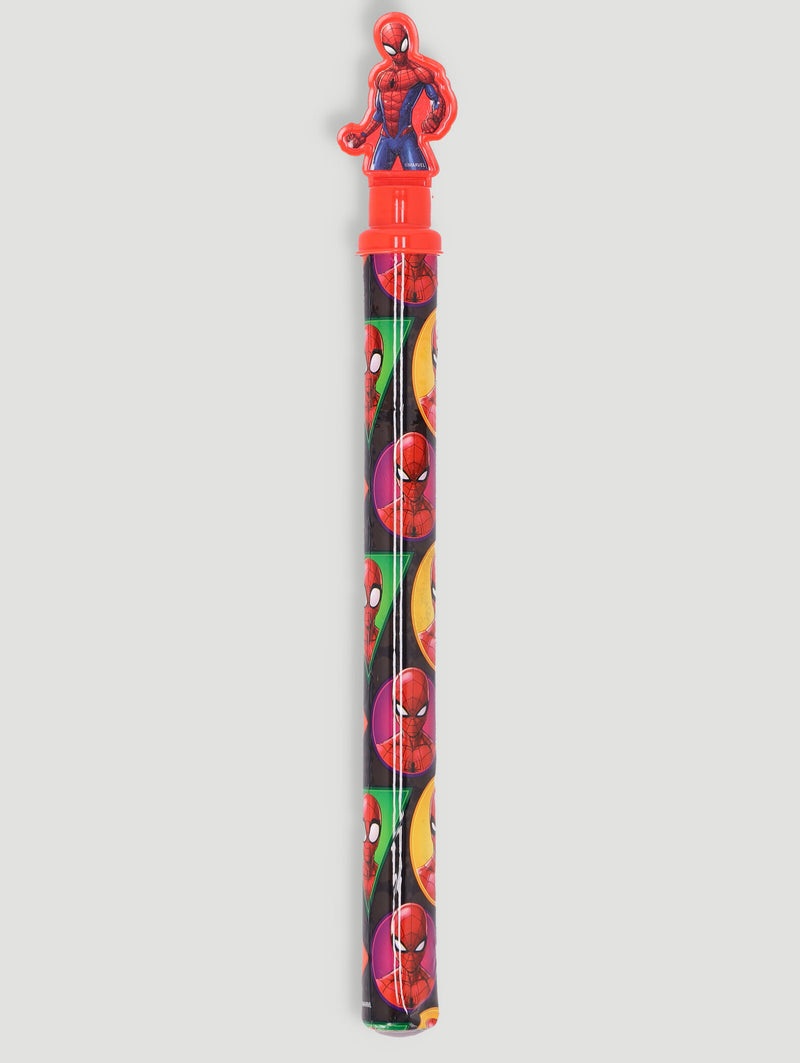 Pre-Boys Spiderman Bubble Wand With Topper Asstd - Multi