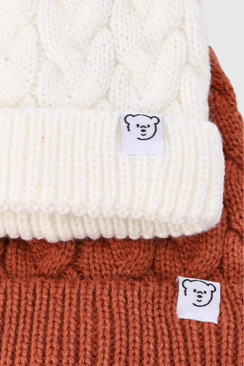 Baby Boys 2 Pack Knitted Beanie