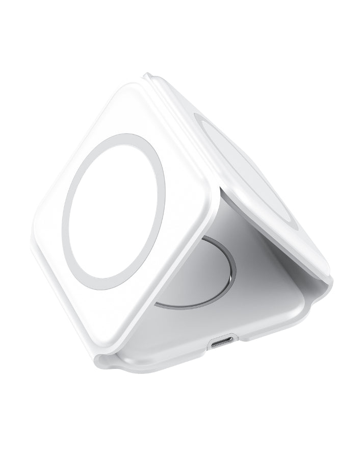 Moov 3 in 1 Foldable Wireless Charger - White