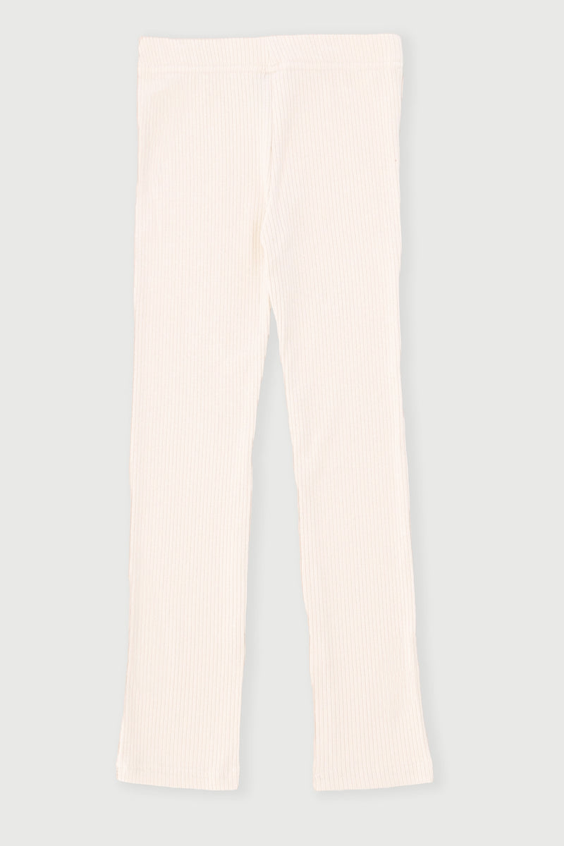 Pre-Girls Rib Legging - Cream