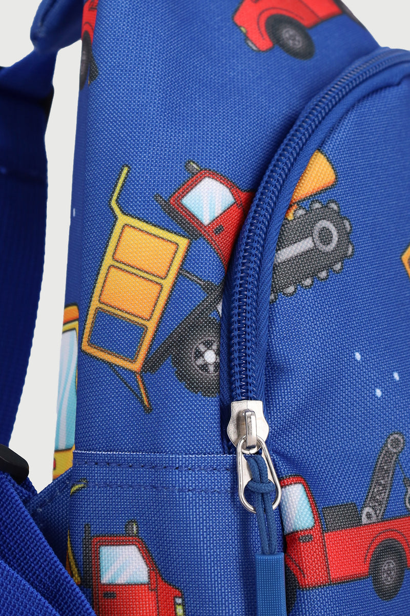 Pre-Boys Construction Crossbody Bag - Blue