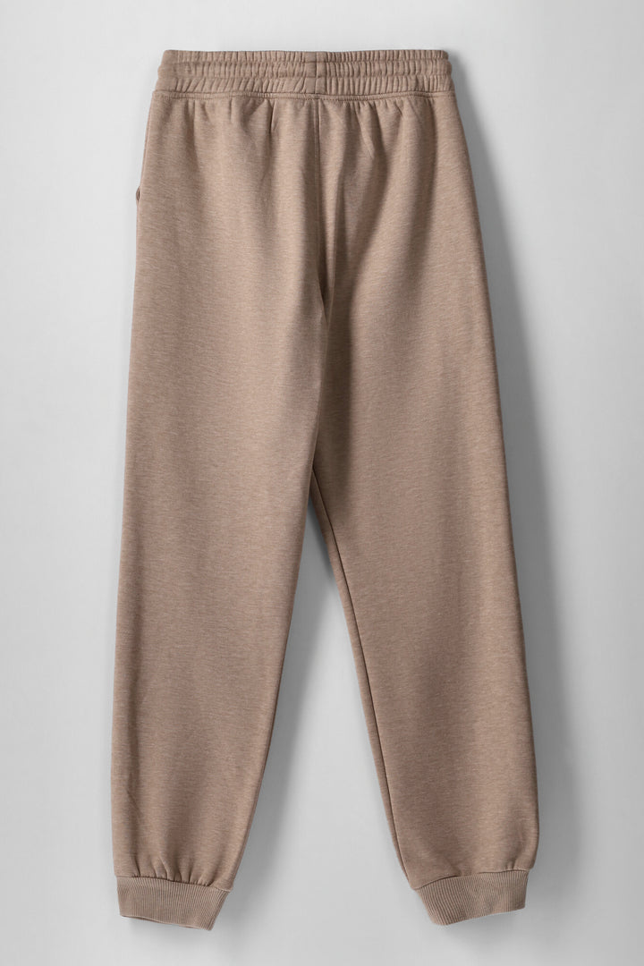 Boys Acid Wash Fleece Jogger - Stone
