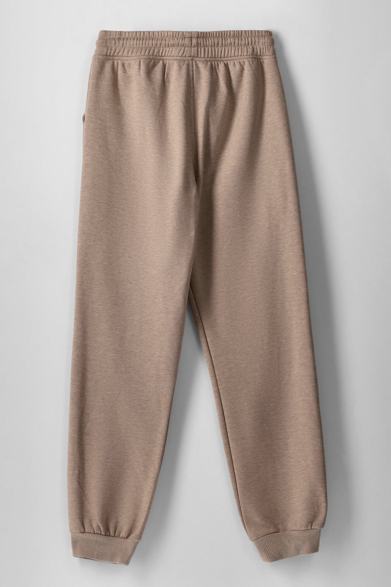 Boys Acid Wash Fleece Jogger - Stone