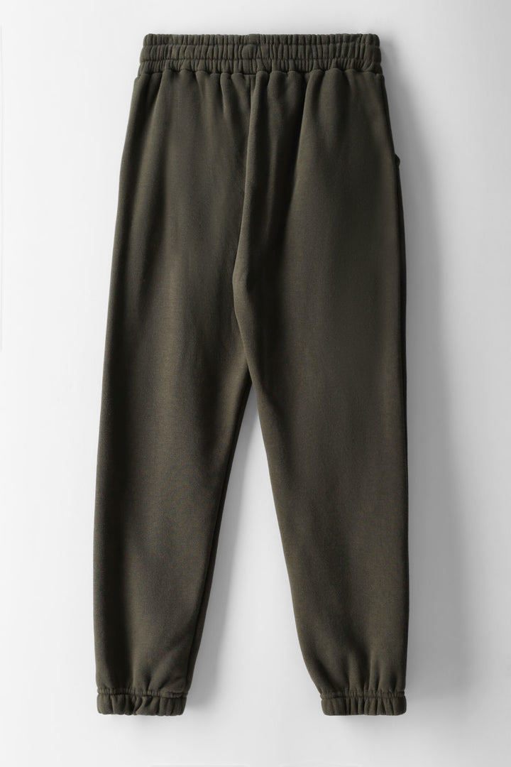 Boys Basic Fleece Jogger - Olive