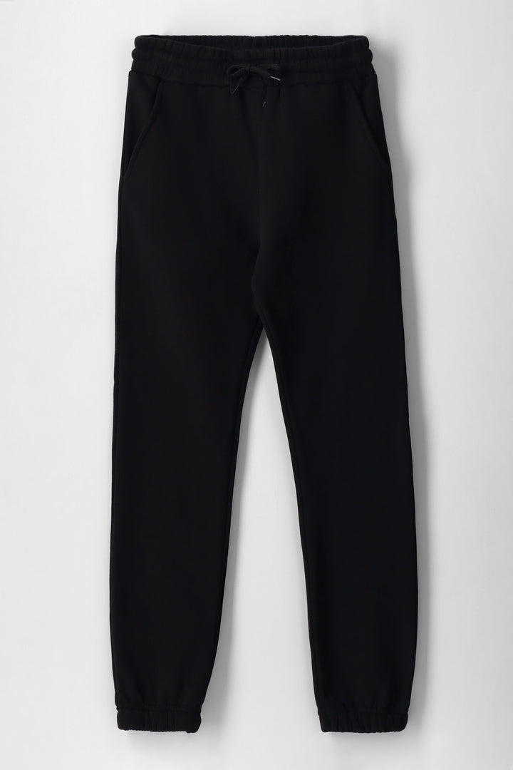 Boys Basic Fleece Jogger - Black