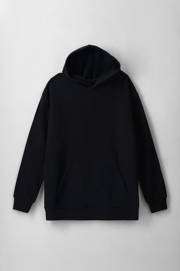 Boys Basic Hoody - Black