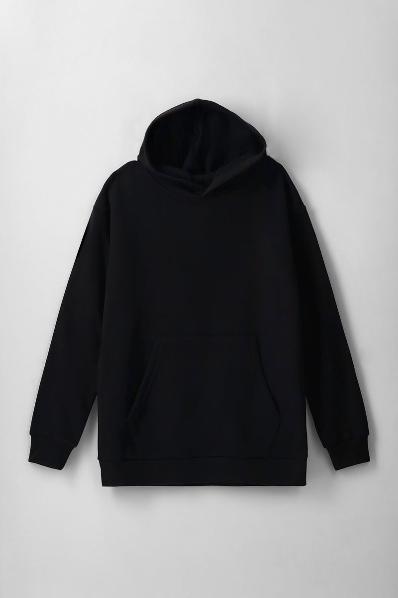 Boys Basic Hoody - Black