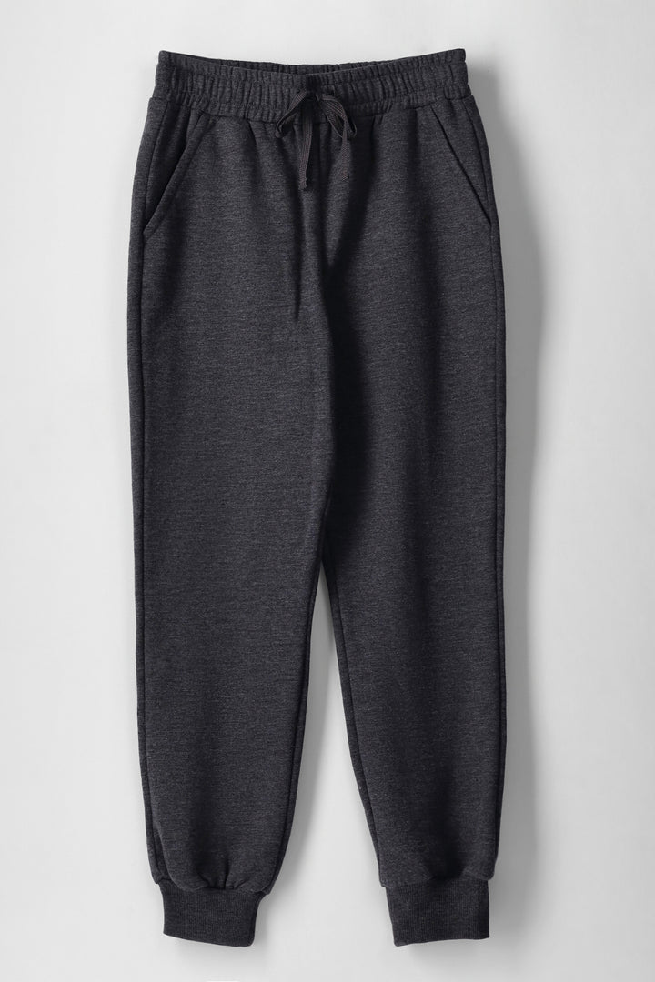 Boys Fleece Jogger - Charcoal Melange