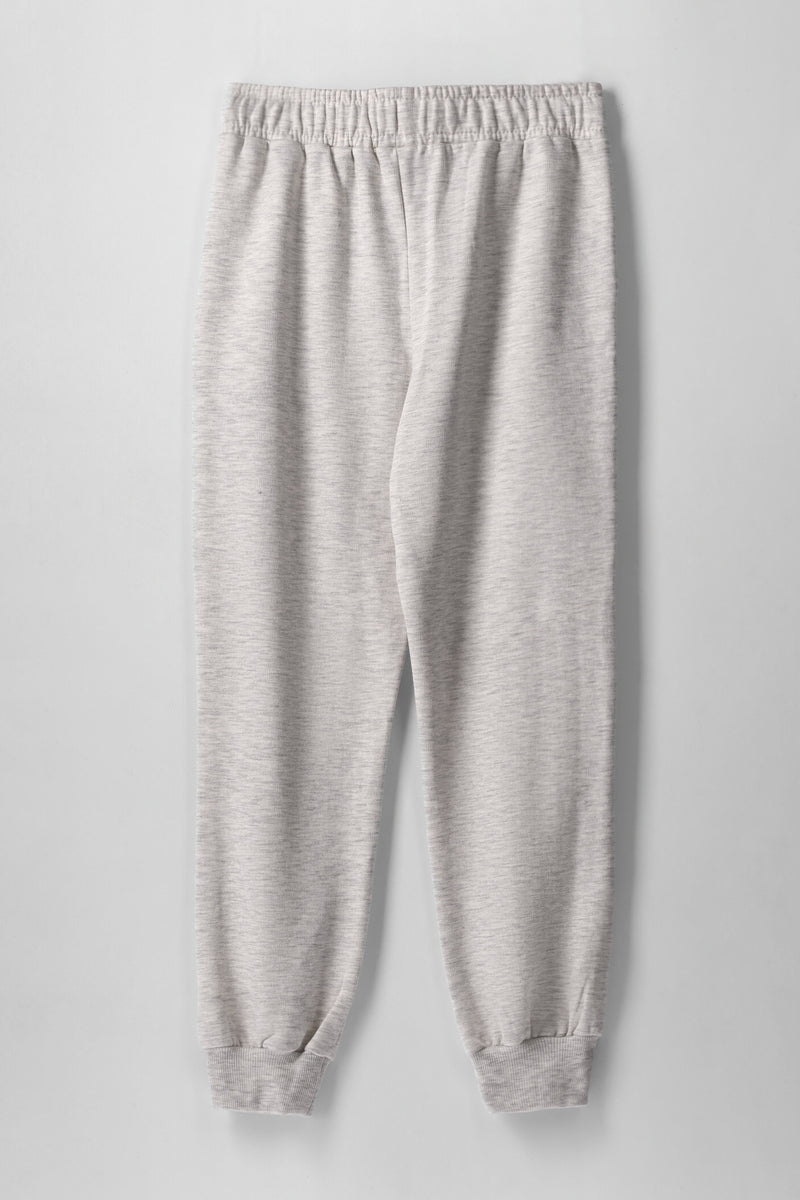 Boys Fleece Jogger - Grey Melange