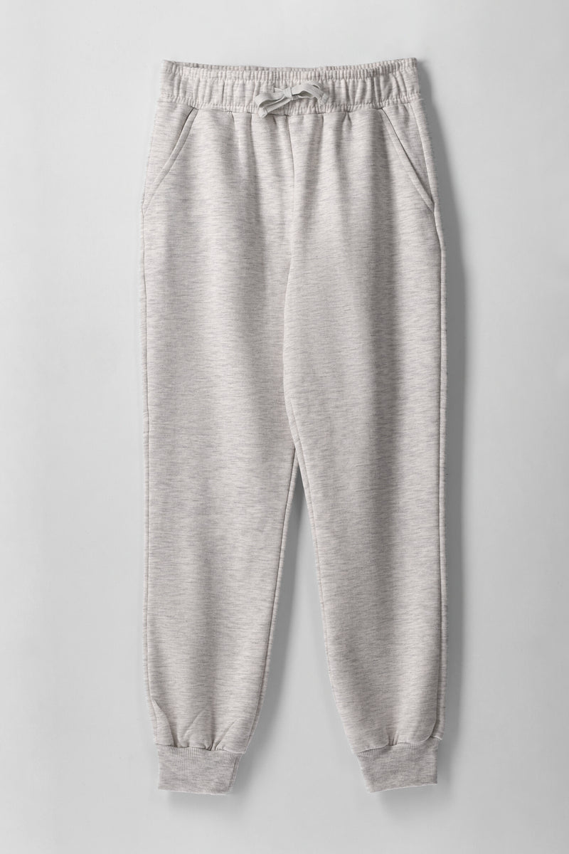 Boys Fleece Jogger - Grey Melange