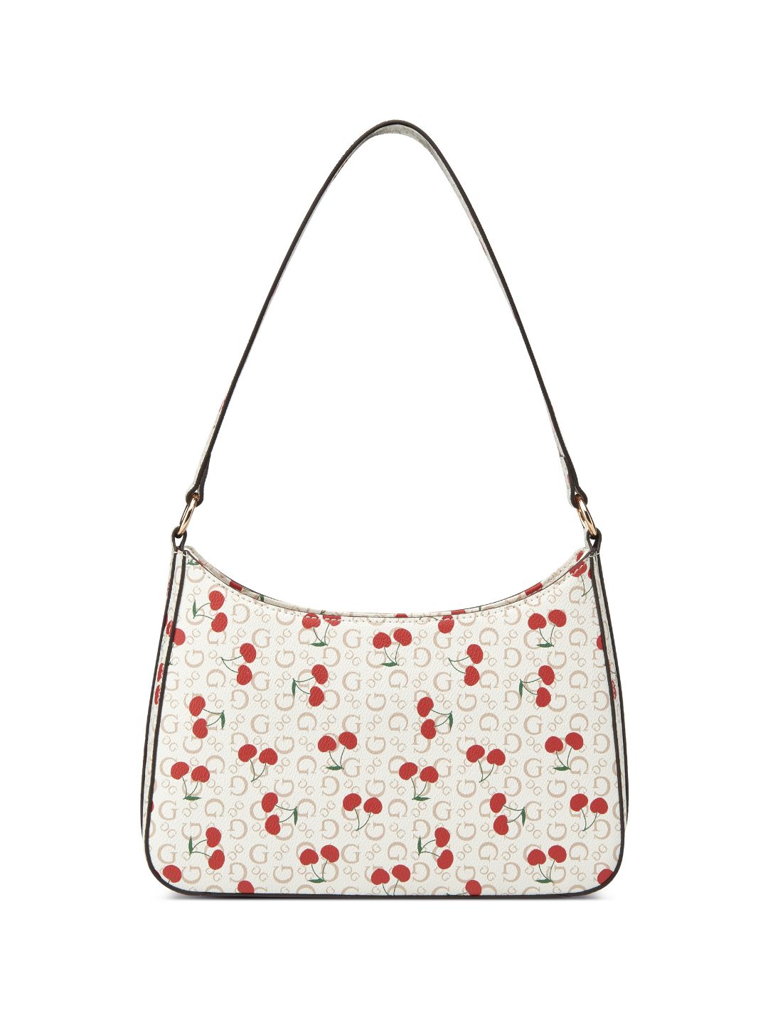 Tana Top Zip Shoulder Bag - White