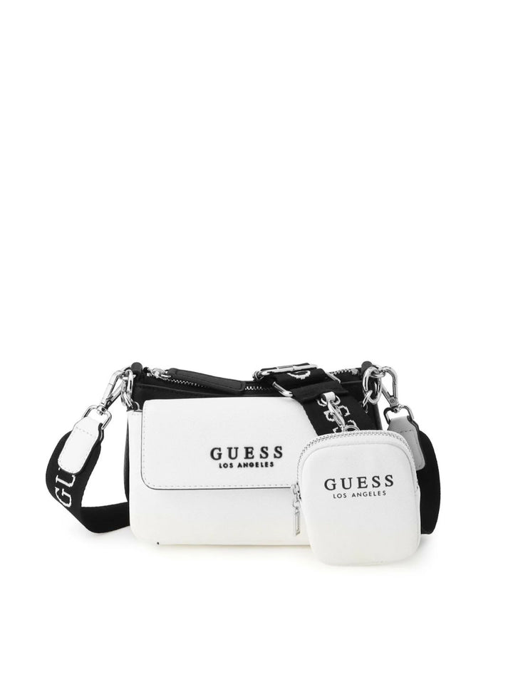 Abbie Mini Crossbody Top Zip Bag - White