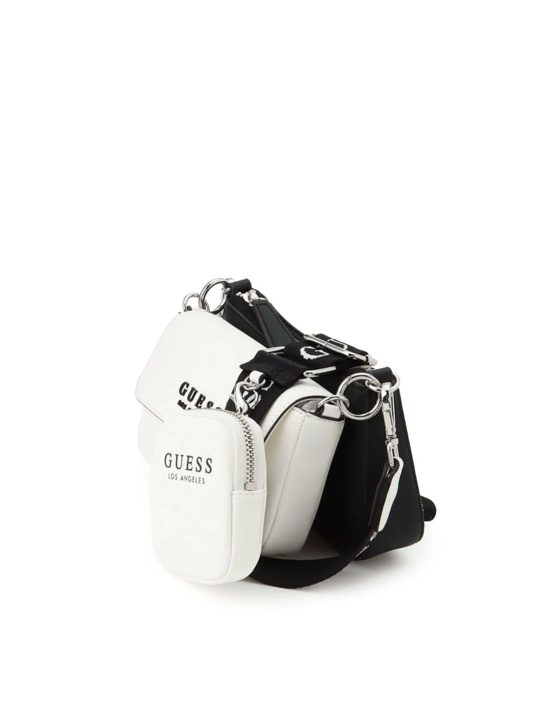 Abbie Mini Crossbody Top Zip Bag - White