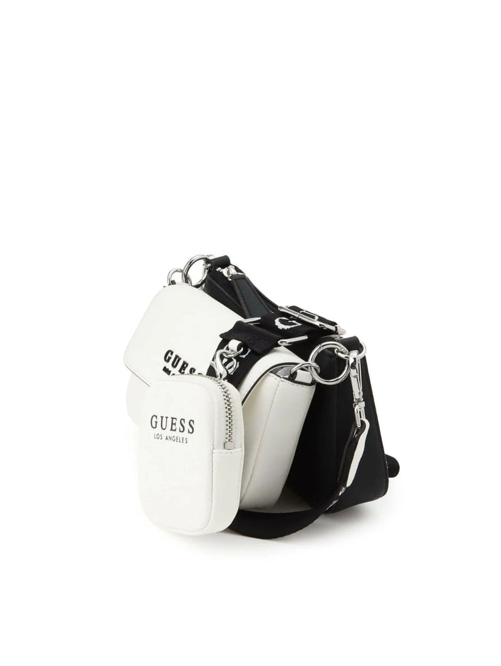 Abbie Mini Crossbody Top Zip Bag - White