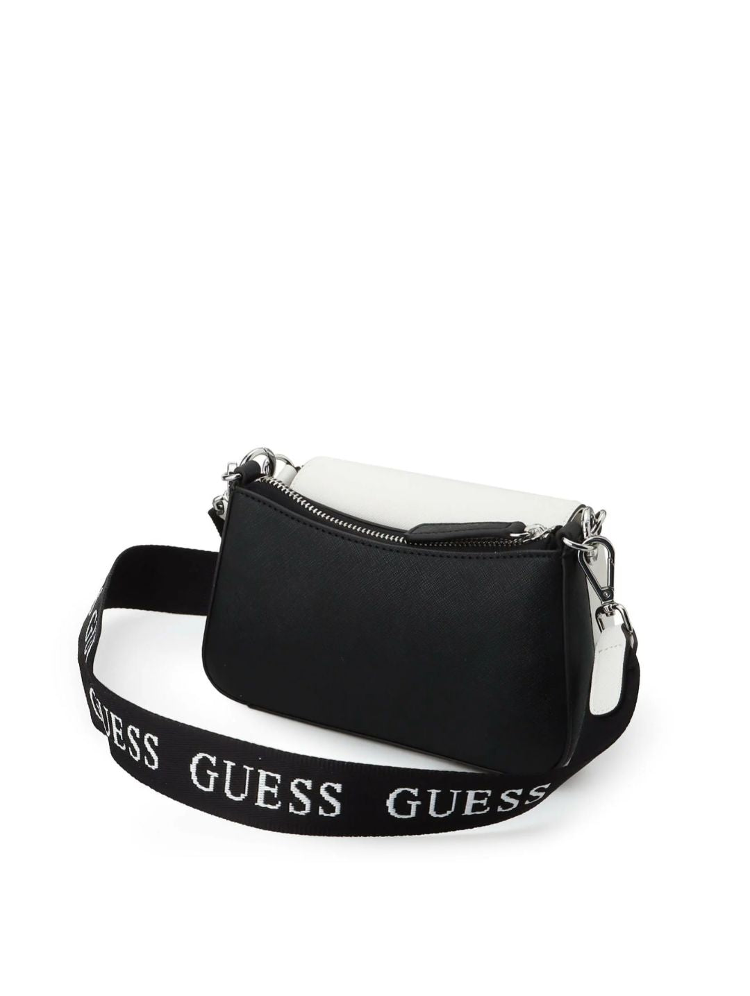 Abbie Mini Crossbody Top Zip Bag - White