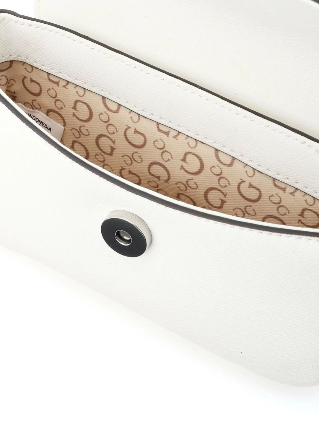 Abbie Mini Crossbody Top Zip Bag - White