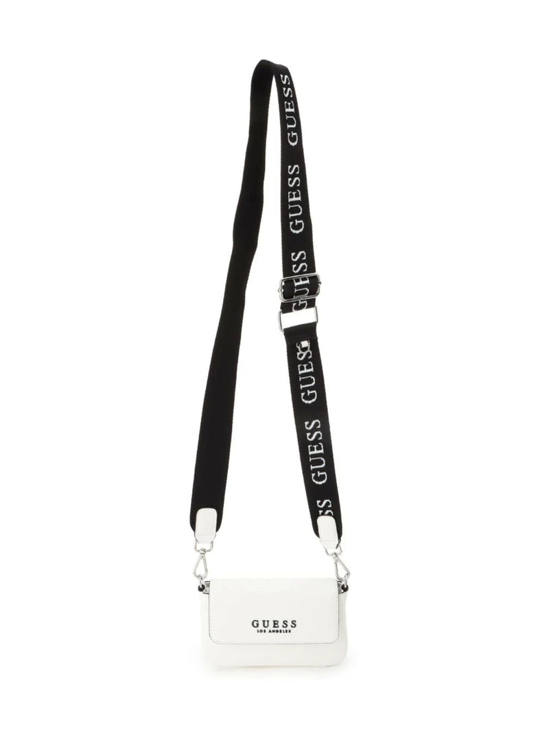 Abbie Mini Crossbody Top Zip Bag - White