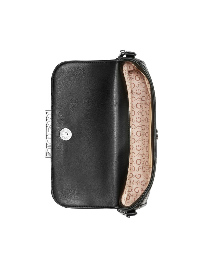 Daisee Crossbody Flap Bag - Black