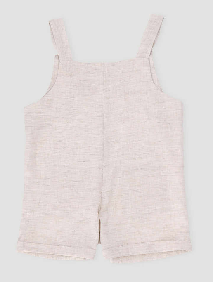 Pre-Girls Line Jumpsuit - Stone