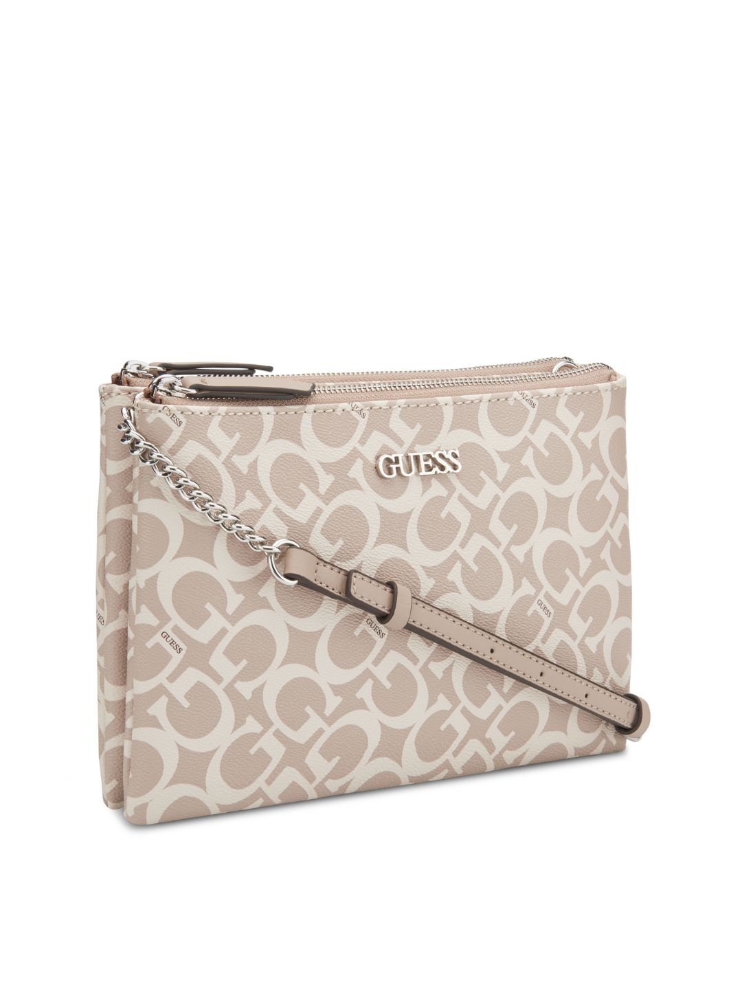 Tidewood Mini Double Zip Crossbody Bag - Caramel